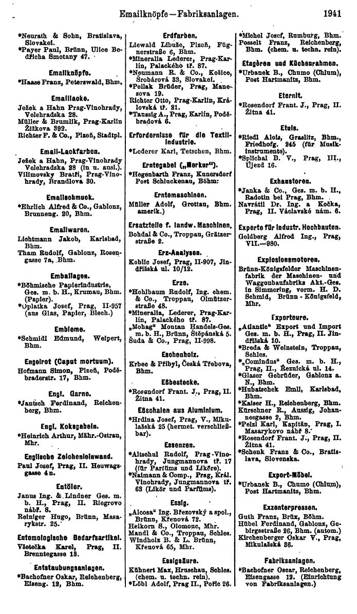 Compass. Finanzielles Jahrbuch 1923, Band V: Tschechoslowakei. - Page 2393