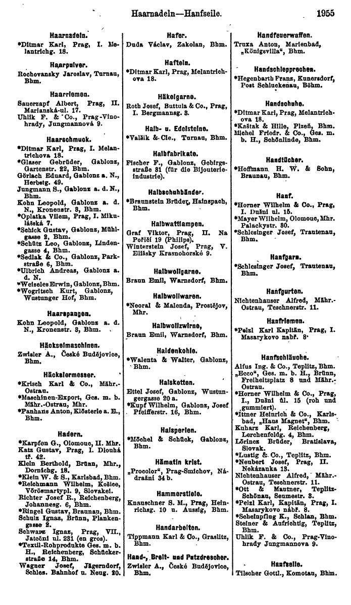 Compass. Finanzielles Jahrbuch 1923, Band V: Tschechoslowakei. - Seite 2407