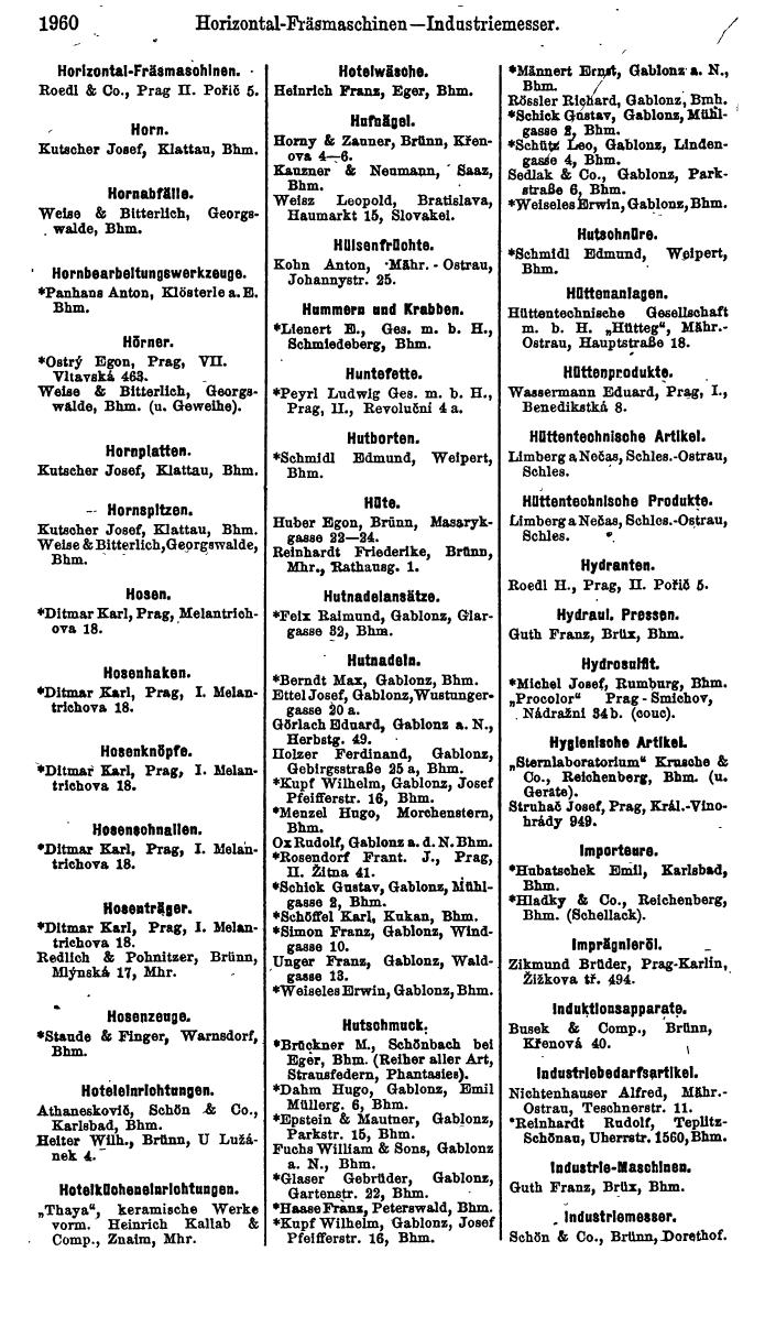 Compass. Finanzielles Jahrbuch 1923, Band V: Tschechoslowakei. - Seite 2412