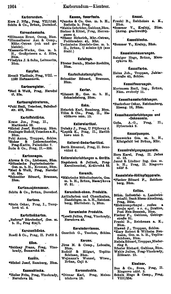 Compass. Finanzielles Jahrbuch 1923, Band V: Tschechoslowakei. - Page 2416