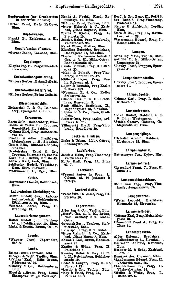 Compass. Finanzielles Jahrbuch 1923, Band V: Tschechoslowakei. - Page 2423