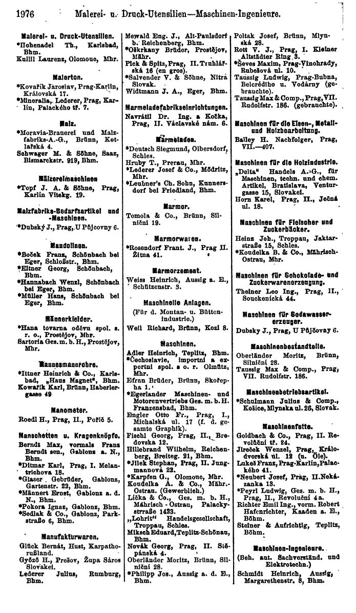 Compass. Finanzielles Jahrbuch 1923, Band V: Tschechoslowakei. - Page 2428