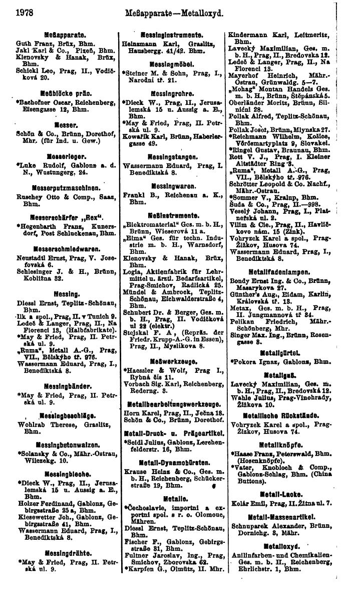 Compass. Finanzielles Jahrbuch 1923, Band V: Tschechoslowakei. - Page 2430