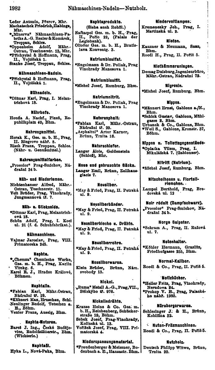 Compass. Finanzielles Jahrbuch 1923, Band V: Tschechoslowakei. - Seite 2434