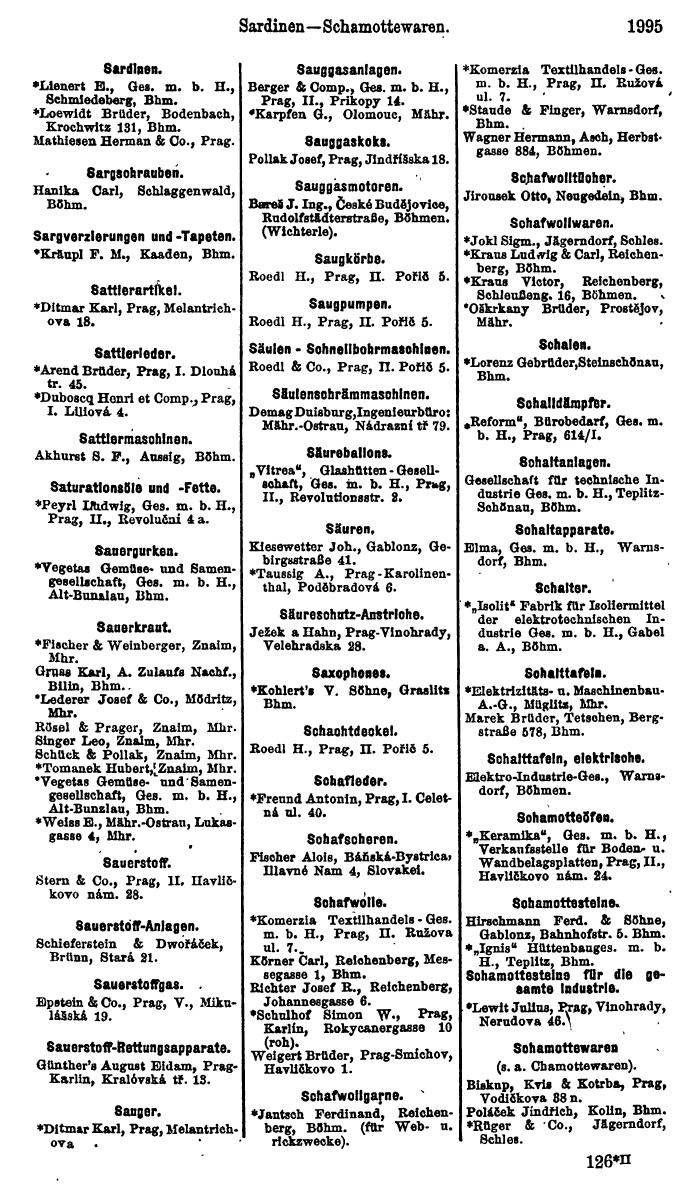 Compass. Finanzielles Jahrbuch 1923, Band V: Tschechoslowakei. - Seite 2447