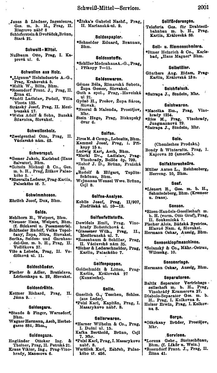 Compass. Finanzielles Jahrbuch 1923, Band V: Tschechoslowakei. - Page 2453