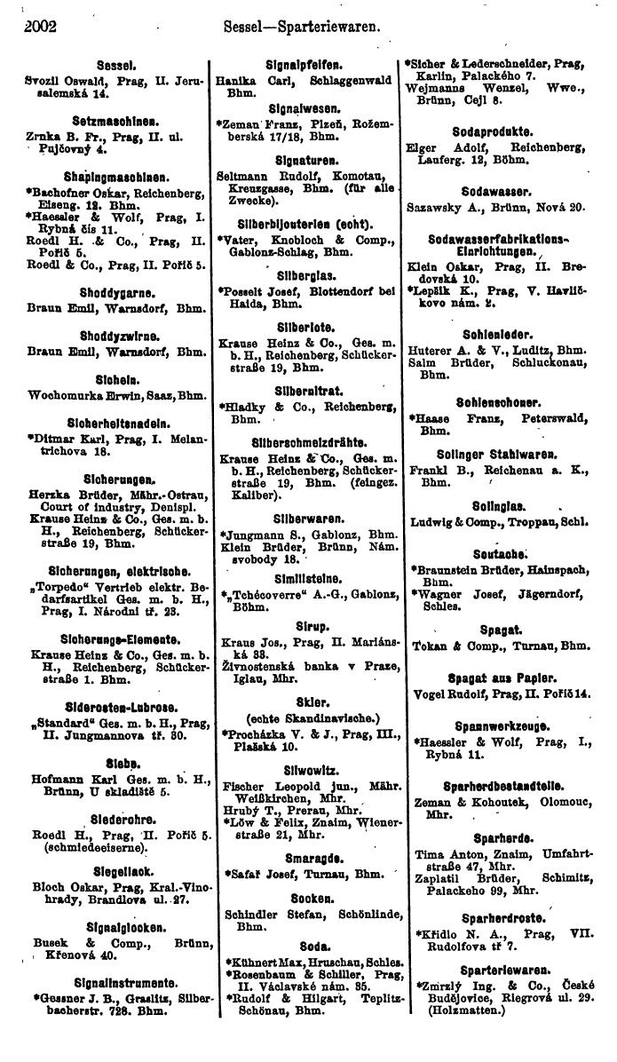 Compass. Finanzielles Jahrbuch 1923, Band V: Tschechoslowakei. - Page 2454