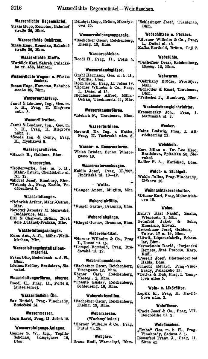 Compass. Finanzielles Jahrbuch 1923, Band V: Tschechoslowakei. - Seite 2468