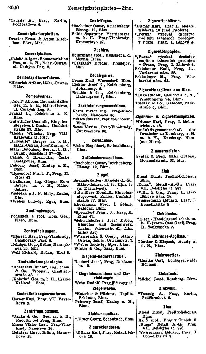 Compass. Finanzielles Jahrbuch 1923, Band V: Tschechoslowakei. - Page 2472