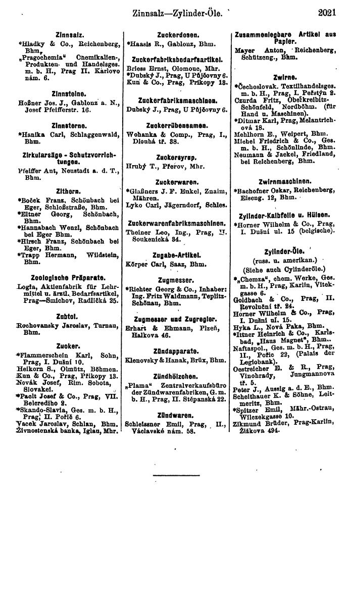 Compass. Finanzielles Jahrbuch 1923, Band V: Tschechoslowakei. - Page 2473