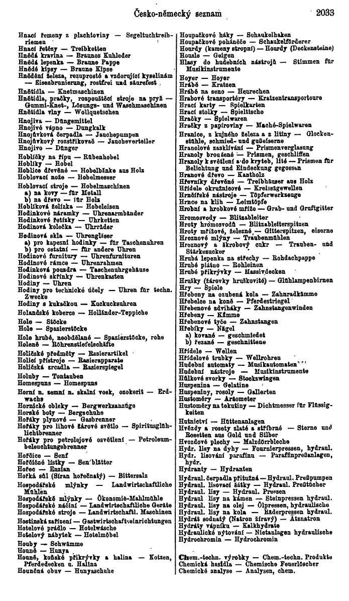 Compass. Finanzielles Jahrbuch 1923, Band V: Tschechoslowakei. - Seite 2485