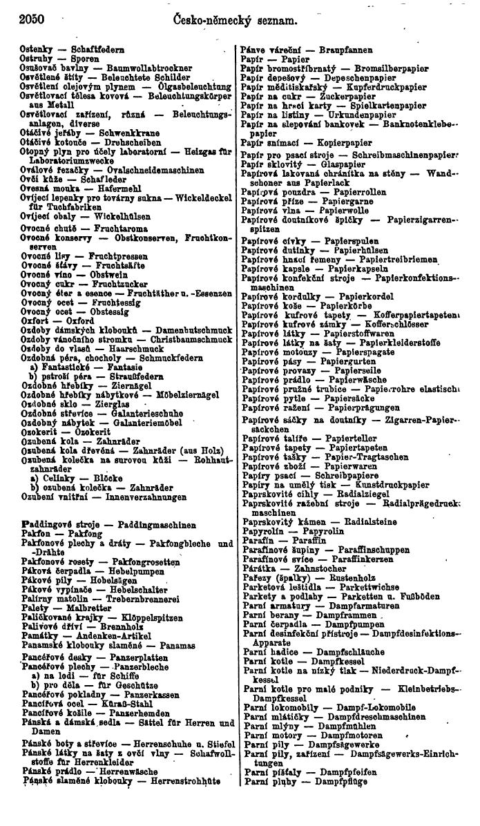 Compass. Finanzielles Jahrbuch 1923, Band V: Tschechoslowakei. - Seite 2502