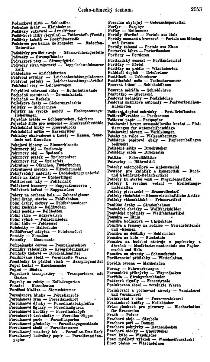 Compass. Finanzielles Jahrbuch 1923, Band V: Tschechoslowakei. - Seite 2505