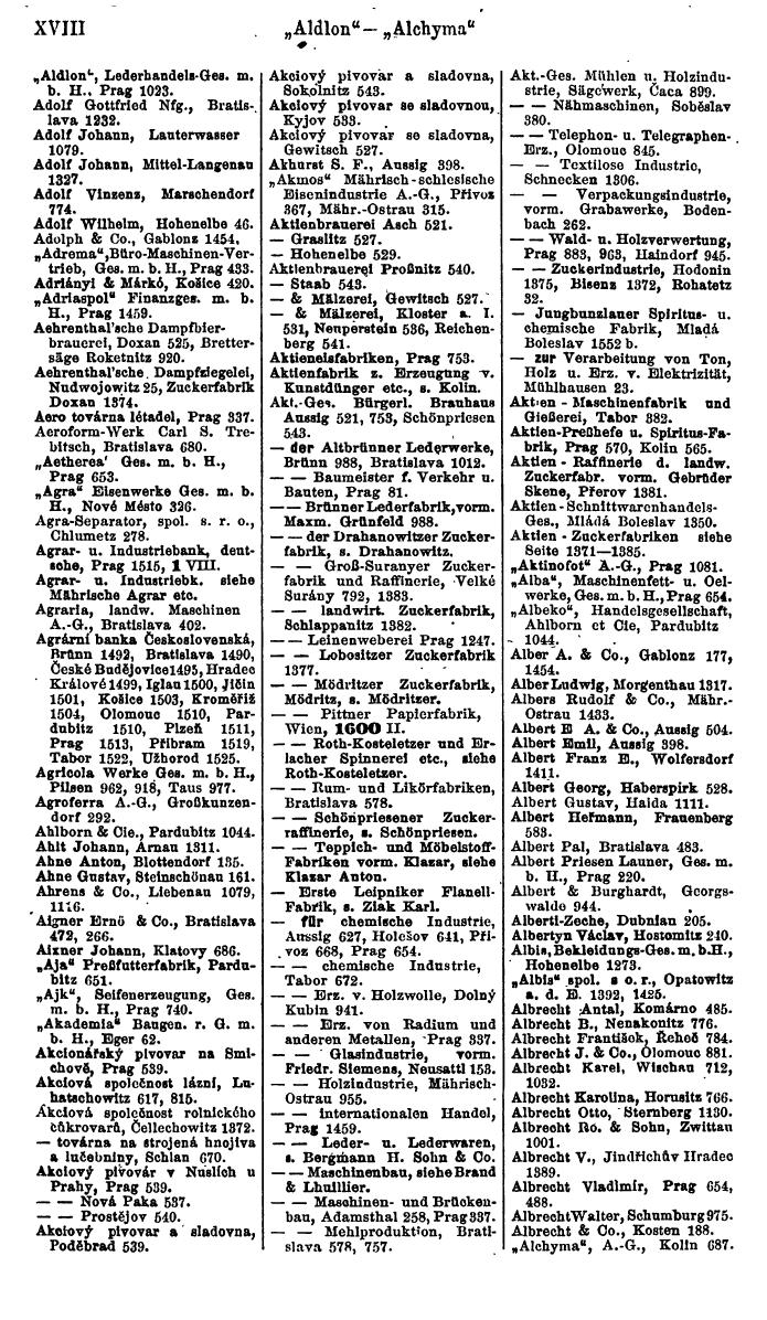 Compass. Finanzielles Jahrbuch 1923, Band V: Tschechoslowakei. - Page 30