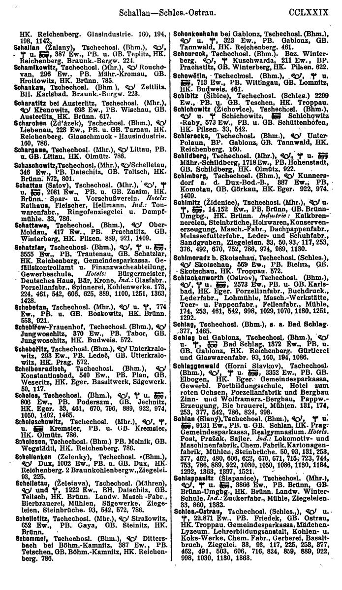 Compass. Finanzielles Jahrbuch 1923, Band V: Tschechoslowakei. - Seite 307