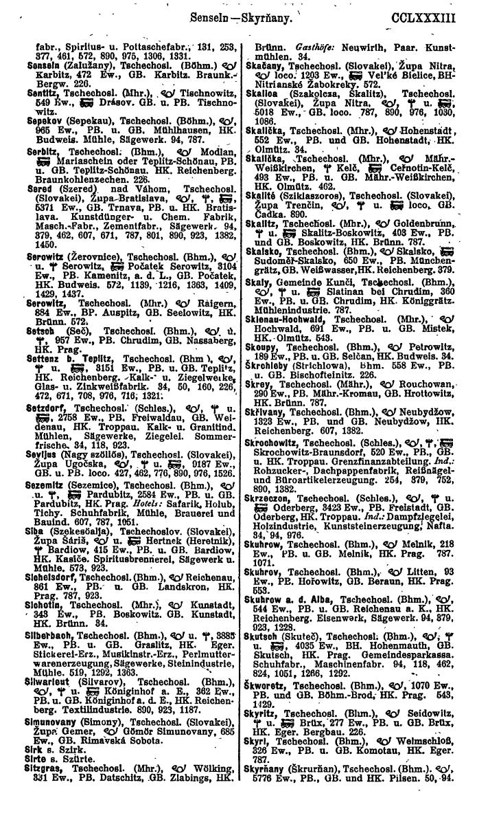 Compass. Finanzielles Jahrbuch 1923, Band V: Tschechoslowakei. - Seite 311