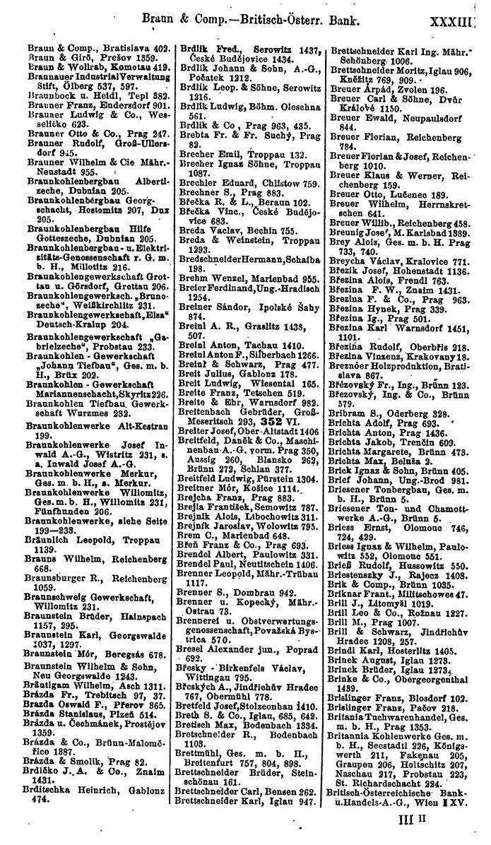 Compass. Finanzielles Jahrbuch 1923, Band V: Tschechoslowakei. - Seite 45