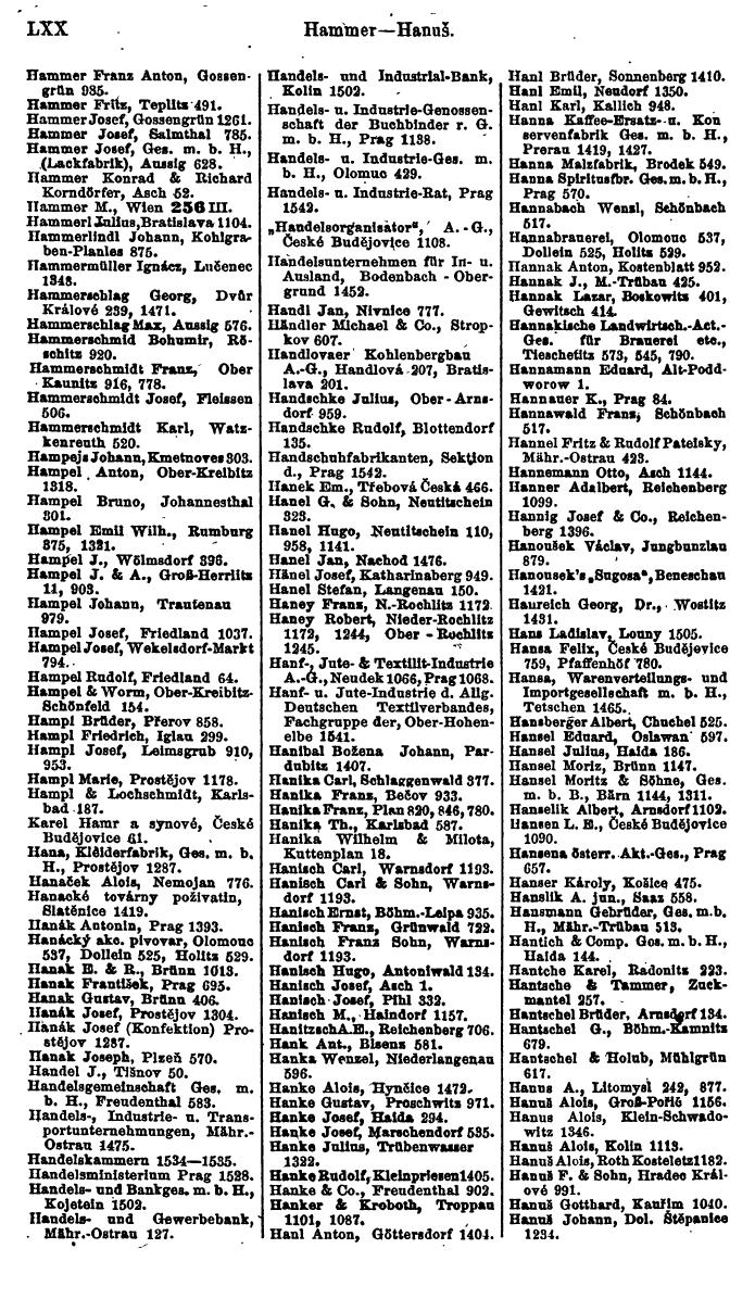 Compass. Finanzielles Jahrbuch 1923, Band V: Tschechoslowakei. - Page 82