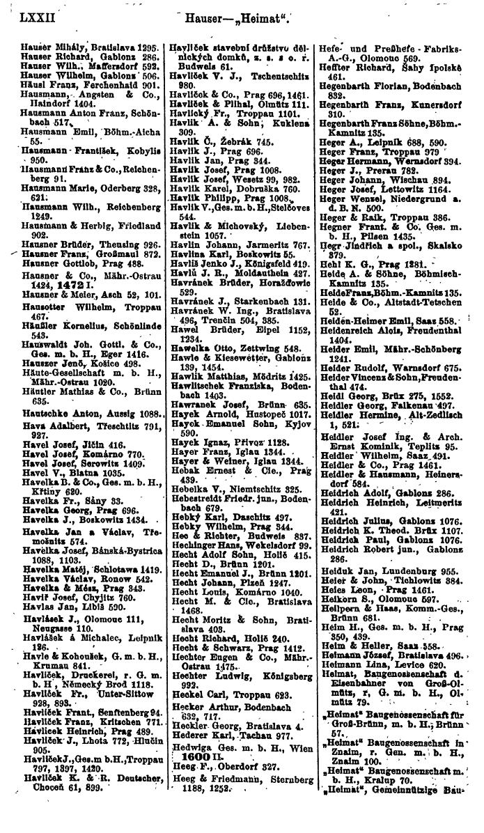 Compass. Finanzielles Jahrbuch 1923, Band V: Tschechoslowakei. - Page 84