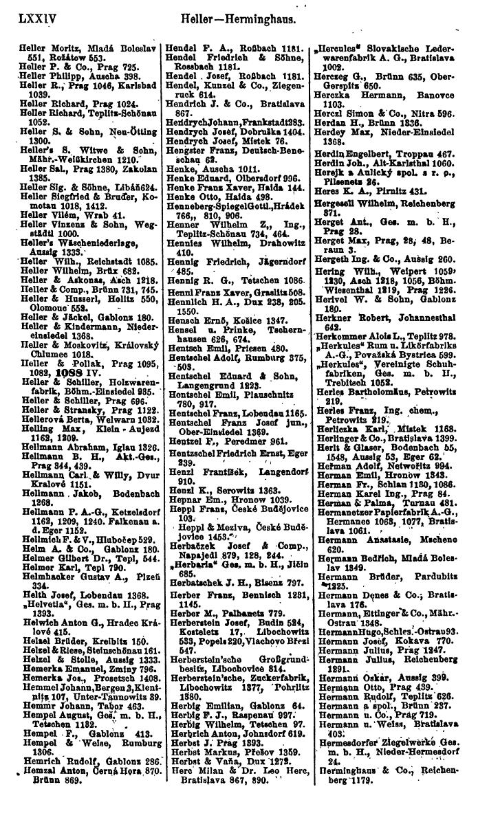 Compass. Finanzielles Jahrbuch 1923, Band V: Tschechoslowakei. - Page 86
