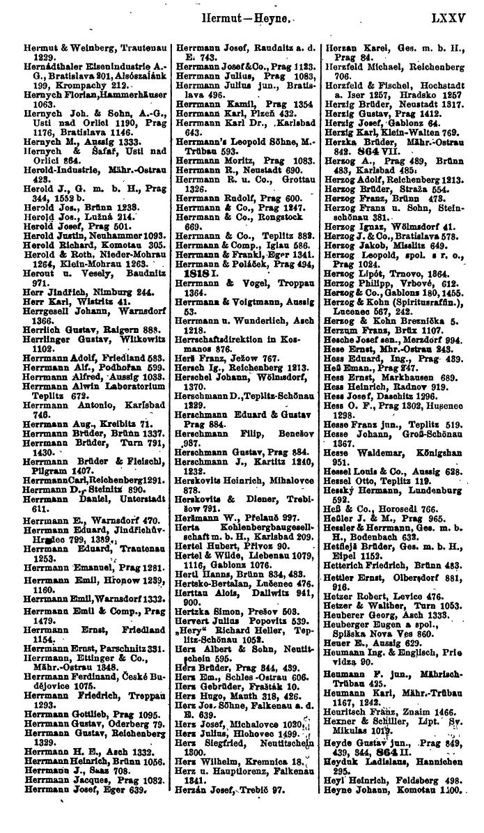 Compass. Finanzielles Jahrbuch 1923, Band V: Tschechoslowakei. - Page 87