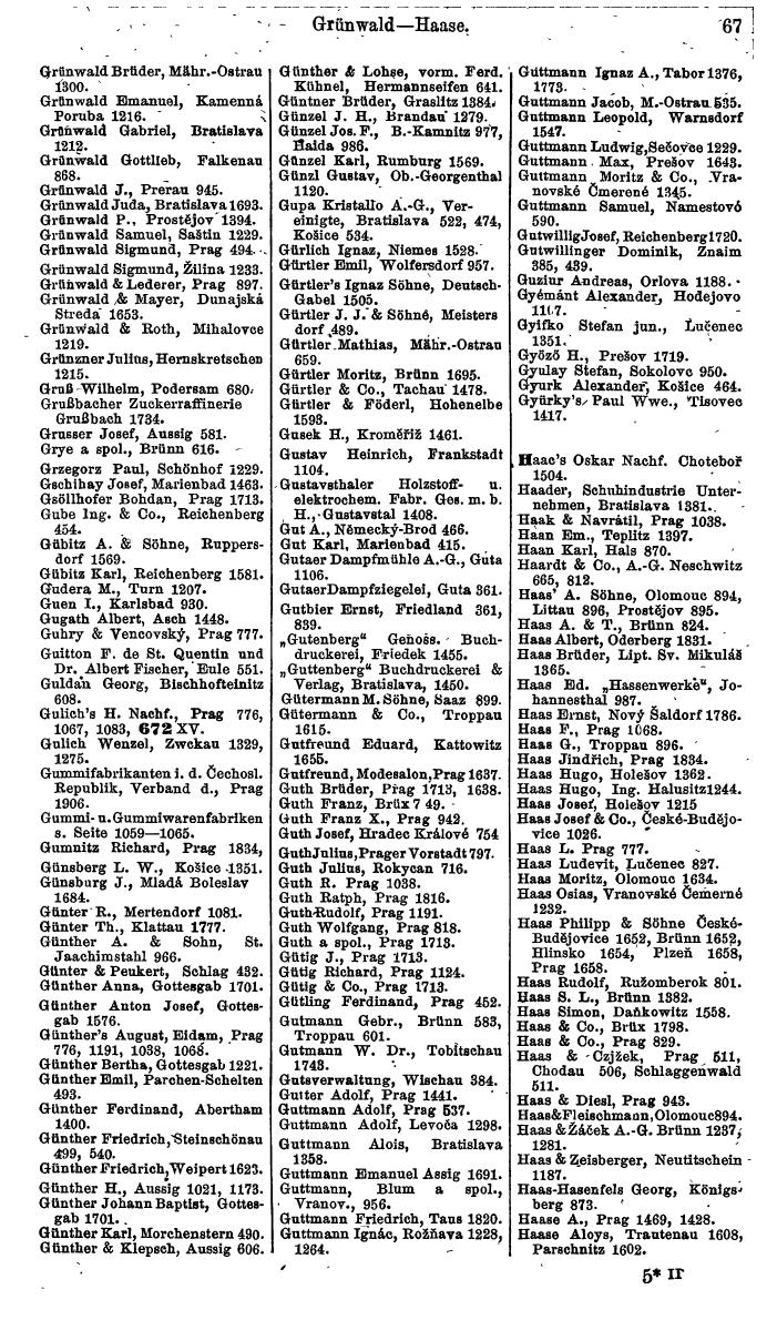 Compass. Finanzielles Jahrbuch 1924, Band V: Tschechoslowakei. - Seite 103