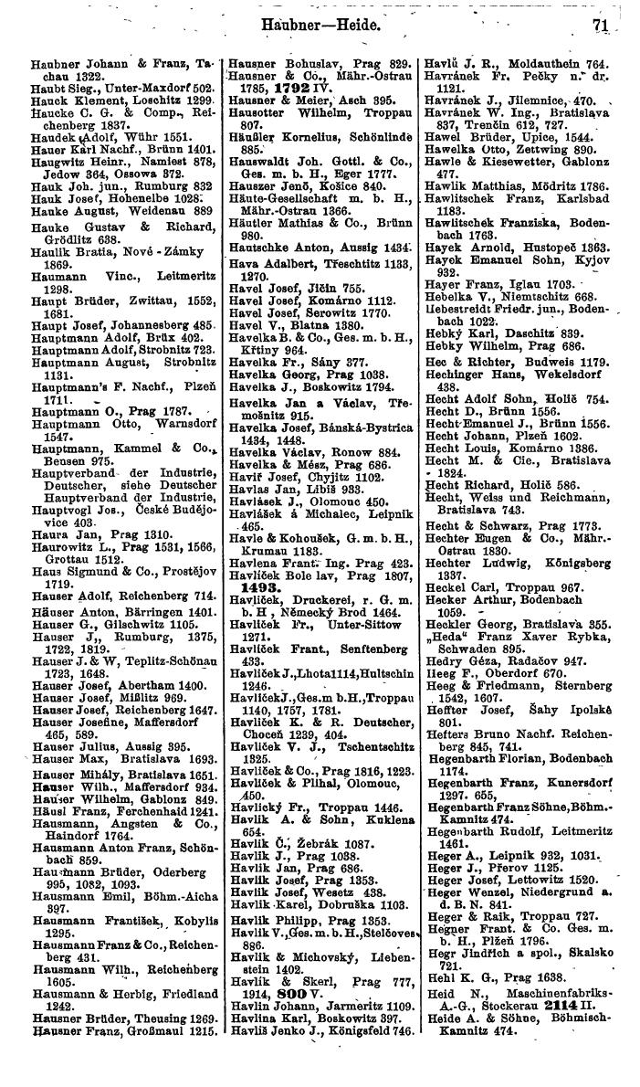 Compass. Finanzielles Jahrbuch 1924, Band V: Tschechoslowakei. - Seite 107