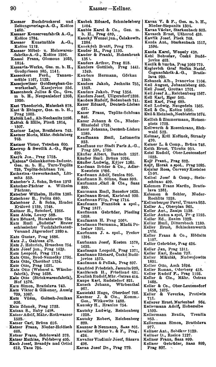 Compass. Finanzielles Jahrbuch 1924, Band V: Tschechoslowakei. - Page 126