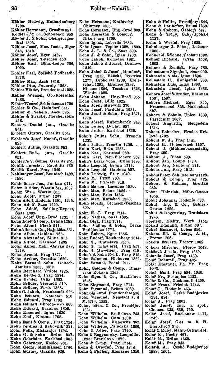 Compass. Finanzielles Jahrbuch 1924, Band V: Tschechoslowakei. - Page 132