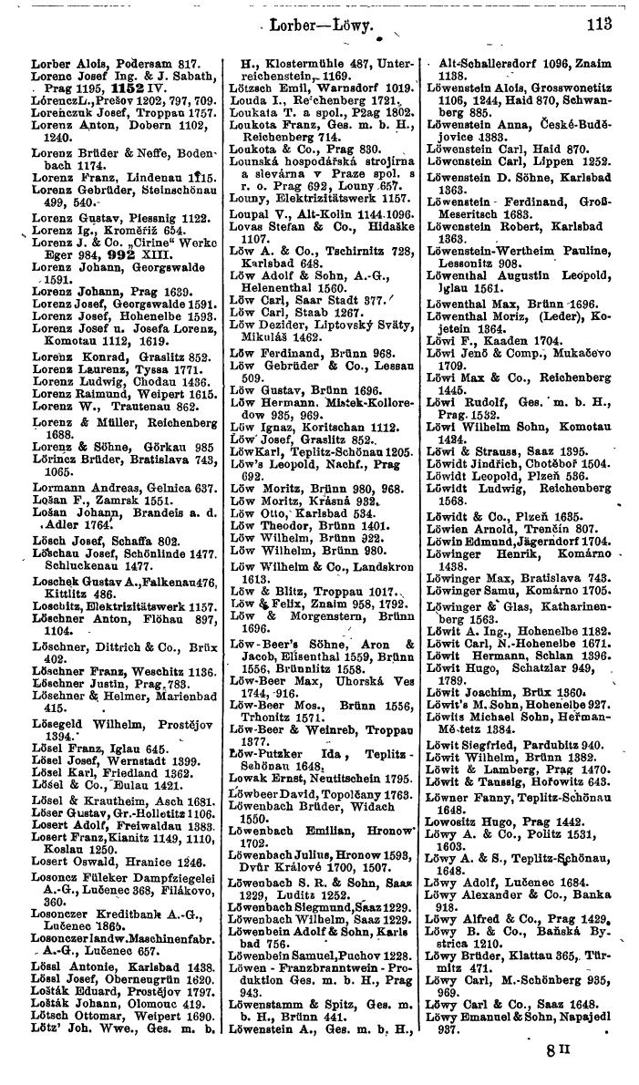 Compass. Finanzielles Jahrbuch 1924, Band V: Tschechoslowakei. - Page 149