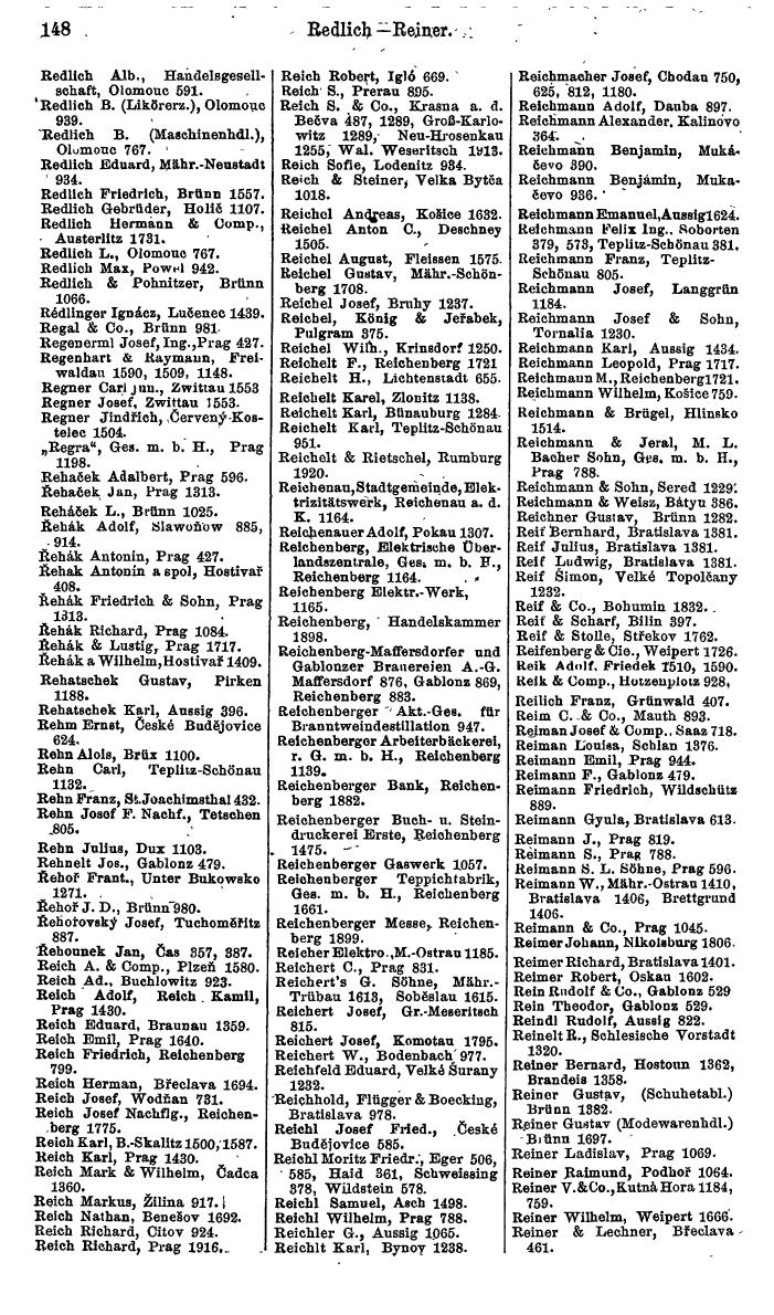 Compass. Finanzielles Jahrbuch 1924, Band V: Tschechoslowakei. - Page 184