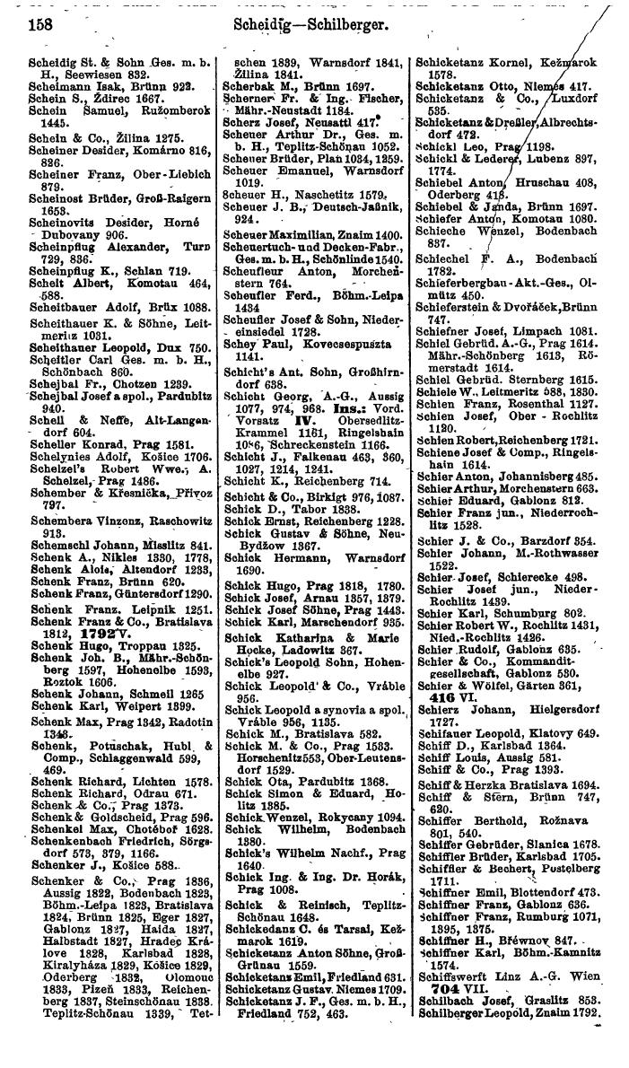 Compass. Finanzielles Jahrbuch 1924, Band V: Tschechoslowakei. - Page 194