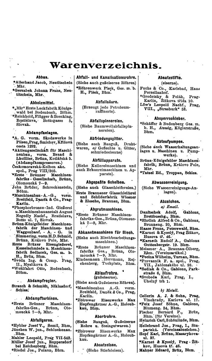 Compass. Finanzielles Jahrbuch 1924, Band V: Tschechoslowakei. - Seite 2080
