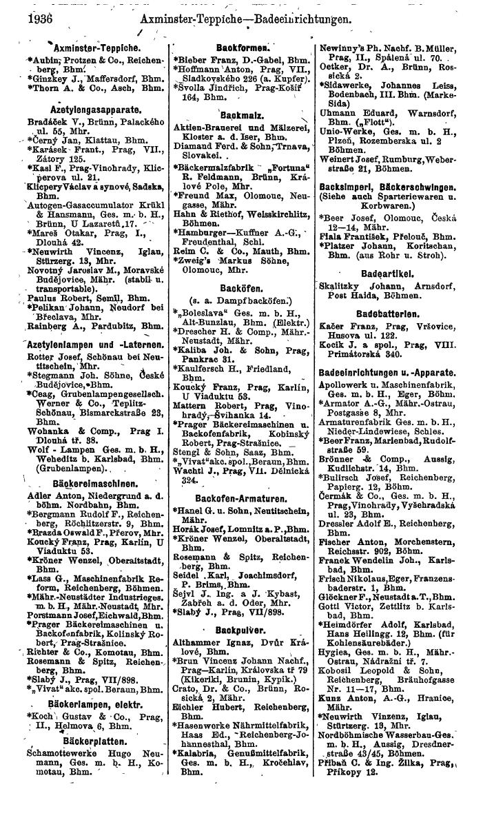 Compass. Finanzielles Jahrbuch 1924, Band V: Tschechoslowakei. - Seite 2094