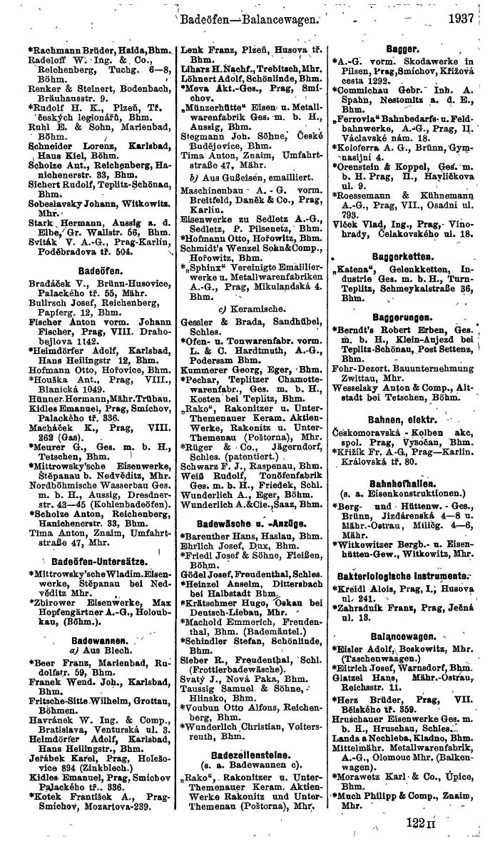 Compass. Finanzielles Jahrbuch 1924, Band V: Tschechoslowakei. - Seite 2095