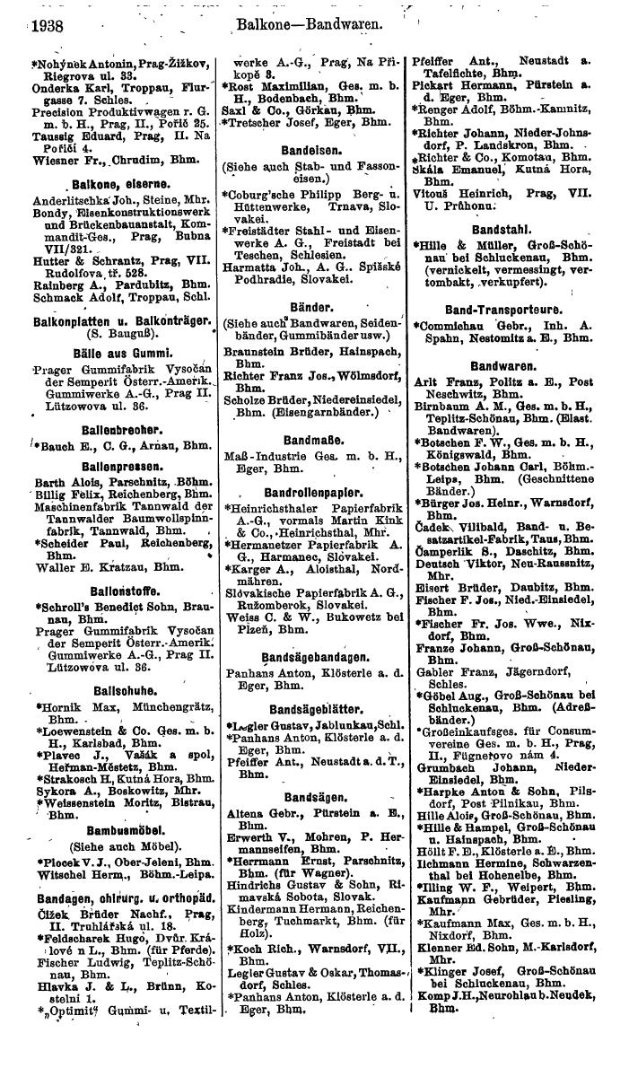 Compass. Finanzielles Jahrbuch 1924, Band V: Tschechoslowakei. - Page 2096