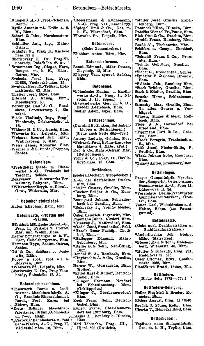 Compass. Finanzielles Jahrbuch 1924, Band V: Tschechoslowakei. - Page 2108