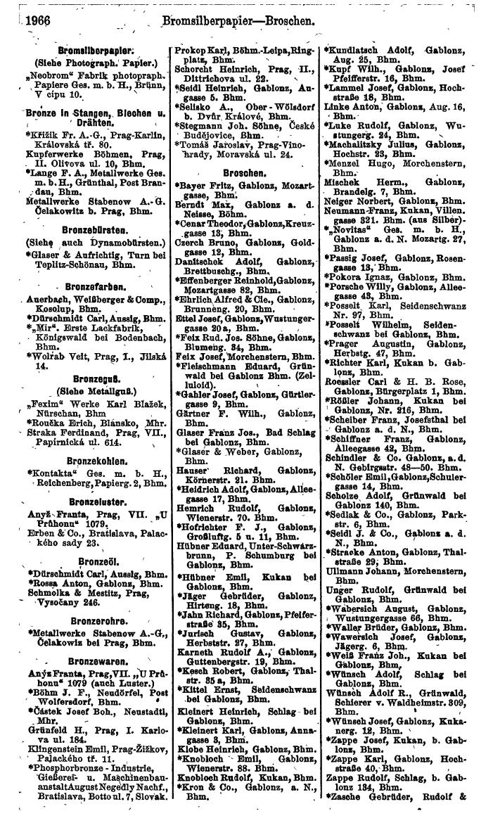 Compass. Finanzielles Jahrbuch 1924, Band V: Tschechoslowakei. - Seite 2124