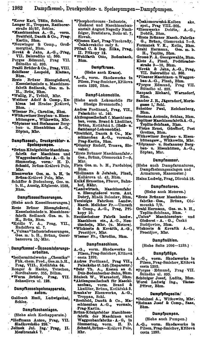 Compass. Finanzielles Jahrbuch 1924, Band V: Tschechoslowakei. - Seite 2140