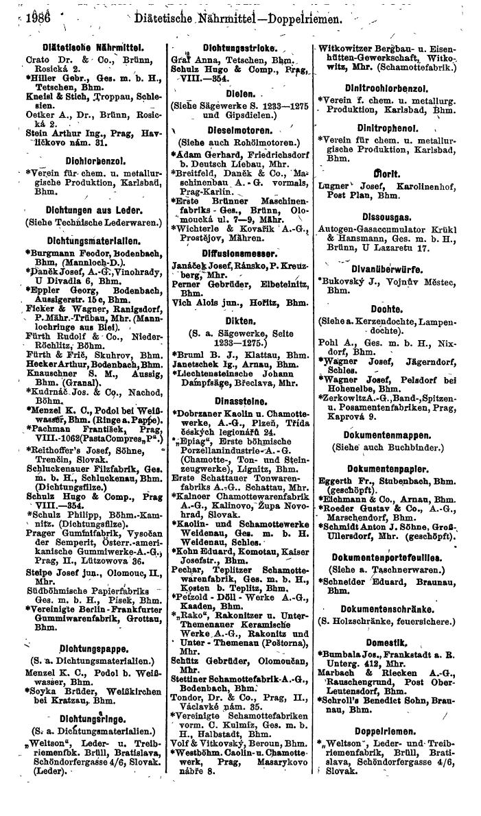 Compass. Finanzielles Jahrbuch 1924, Band V: Tschechoslowakei. - Page 2144