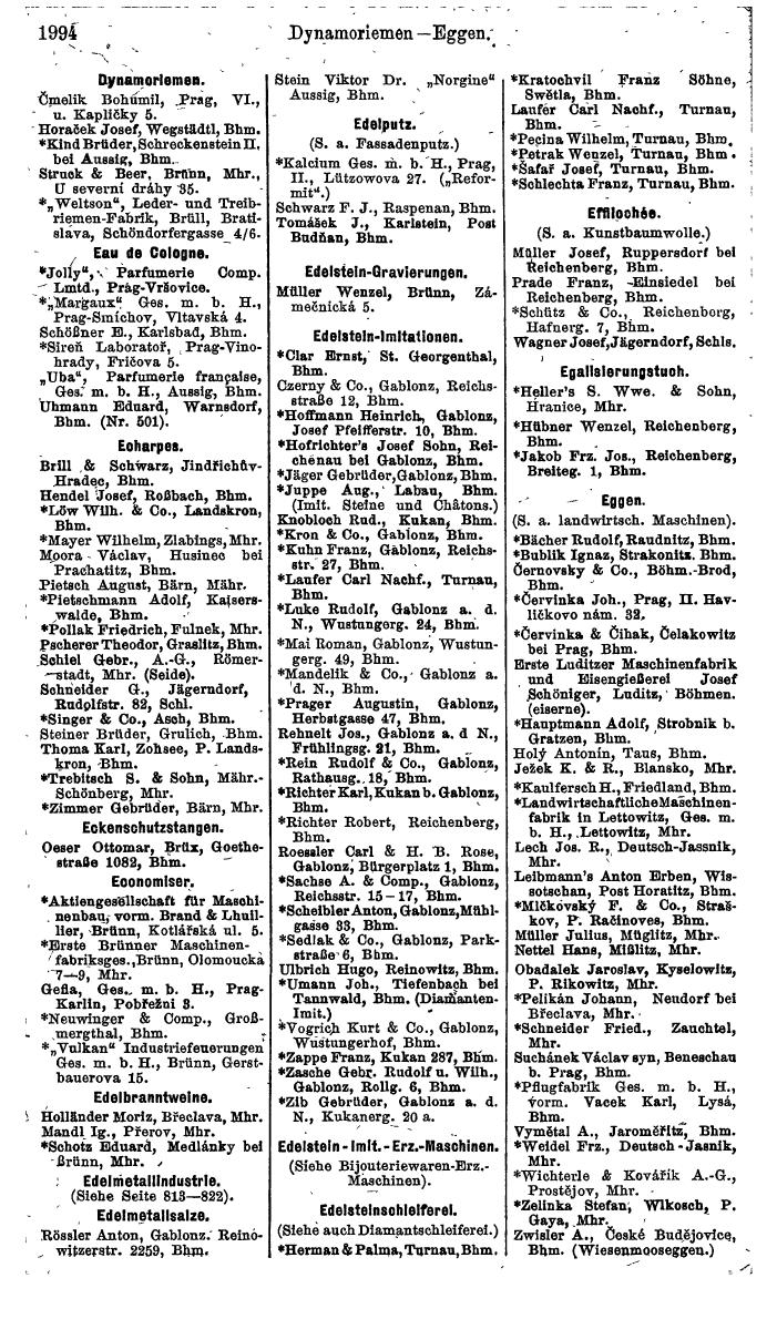 Compass. Finanzielles Jahrbuch 1924, Band V: Tschechoslowakei. - Page 2152