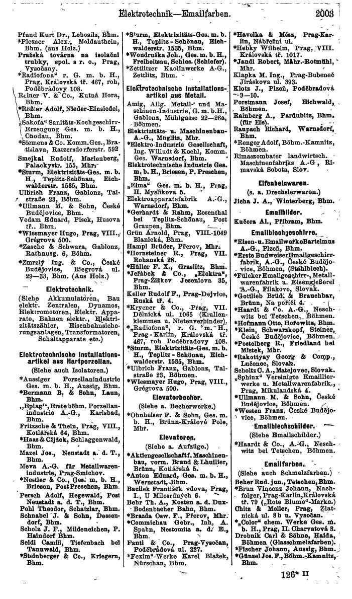Compass. Finanzielles Jahrbuch 1924, Band V: Tschechoslowakei. - Page 2161