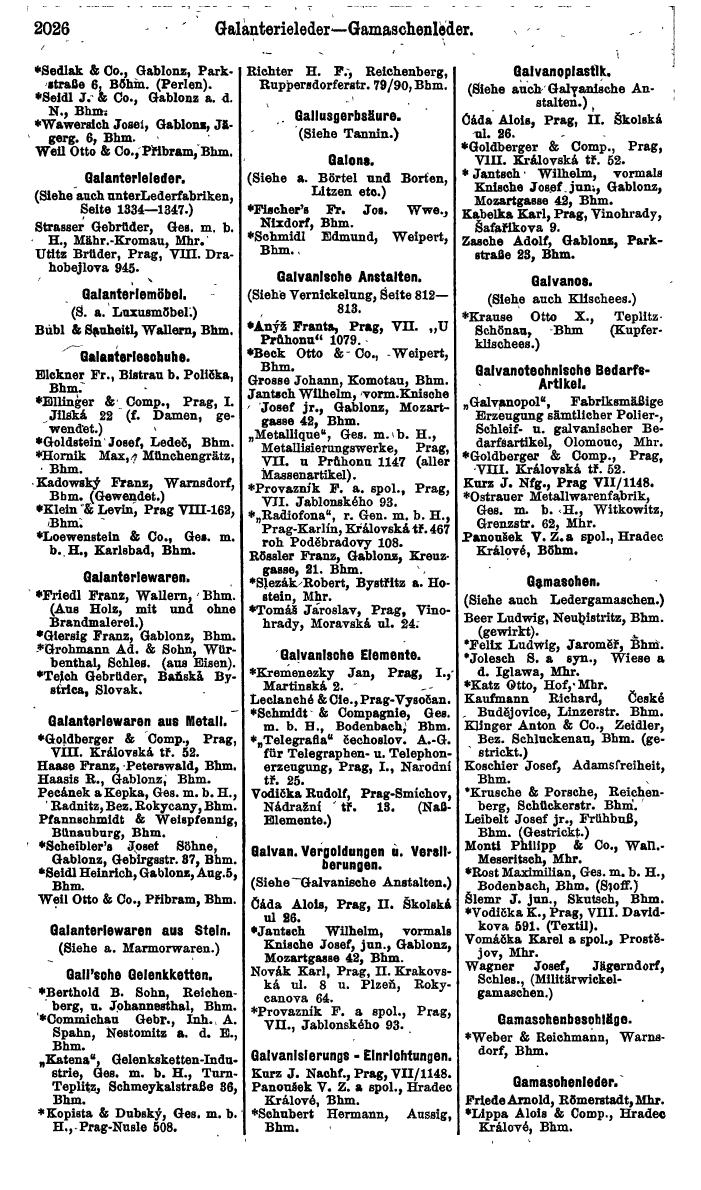 Compass. Finanzielles Jahrbuch 1924, Band V: Tschechoslowakei. - Page 2184