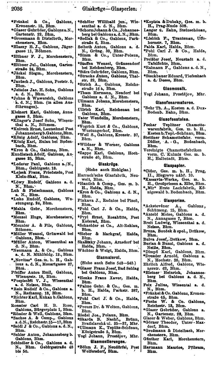 Compass. Finanzielles Jahrbuch 1924, Band V: Tschechoslowakei. - Page 2194