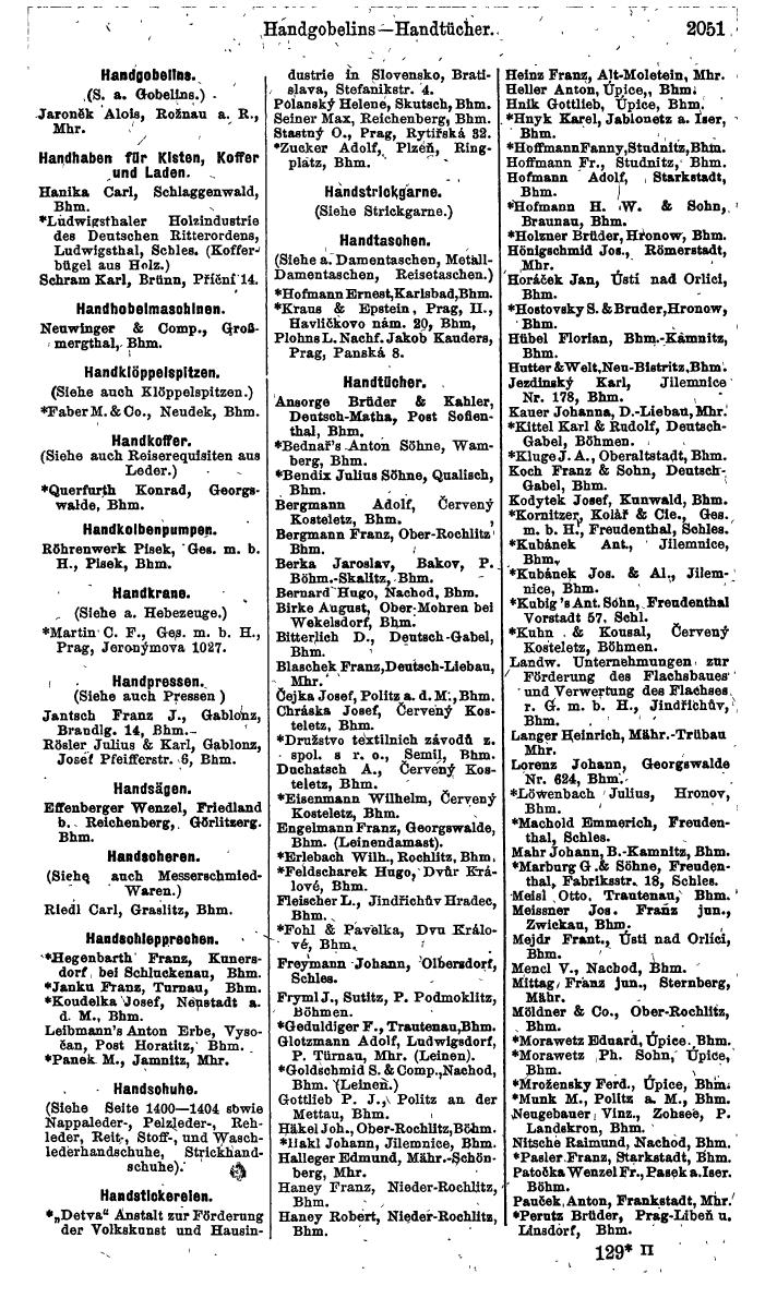 Compass. Finanzielles Jahrbuch 1924, Band V: Tschechoslowakei. - Seite 2209