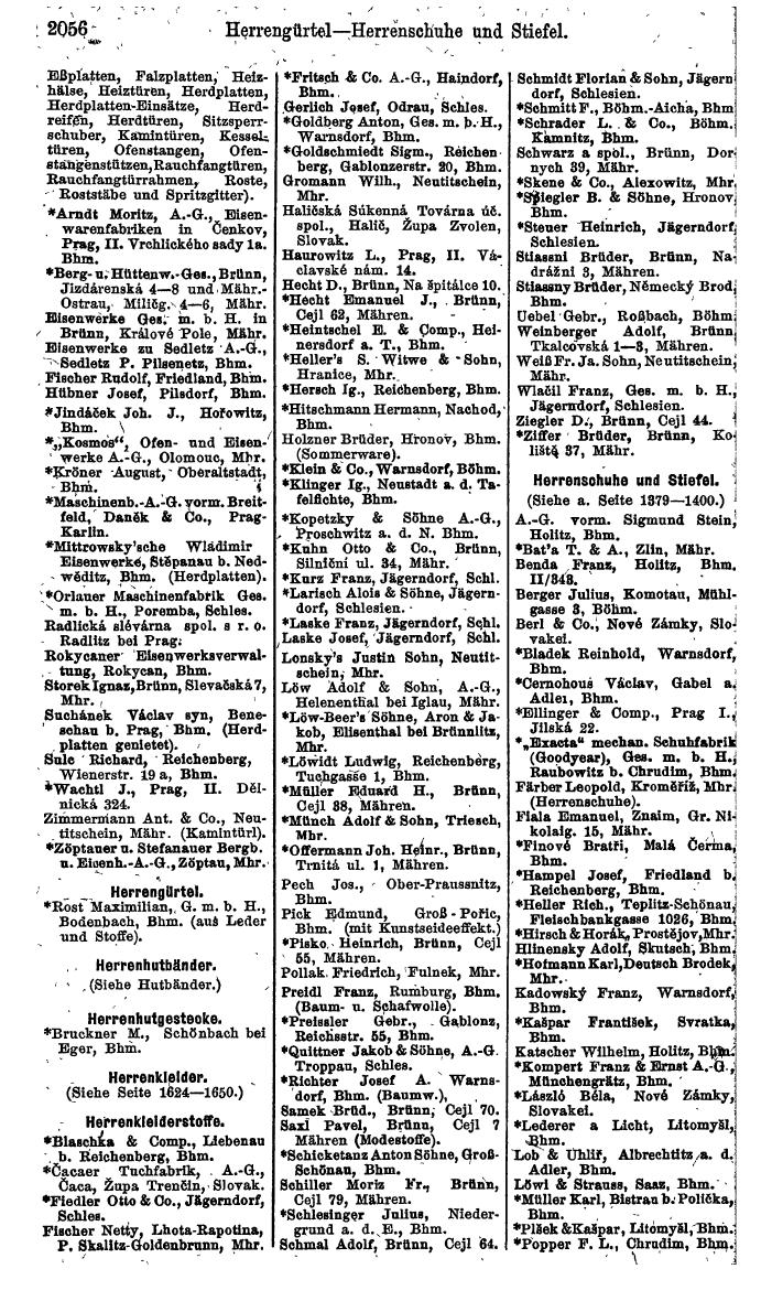 Compass. Finanzielles Jahrbuch 1924, Band V: Tschechoslowakei. - Page 2214