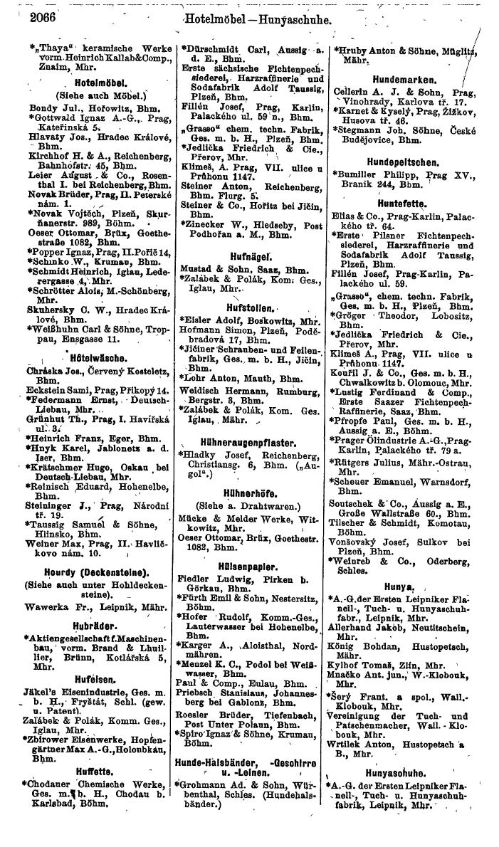 Compass. Finanzielles Jahrbuch 1924, Band V: Tschechoslowakei. - Page 2224