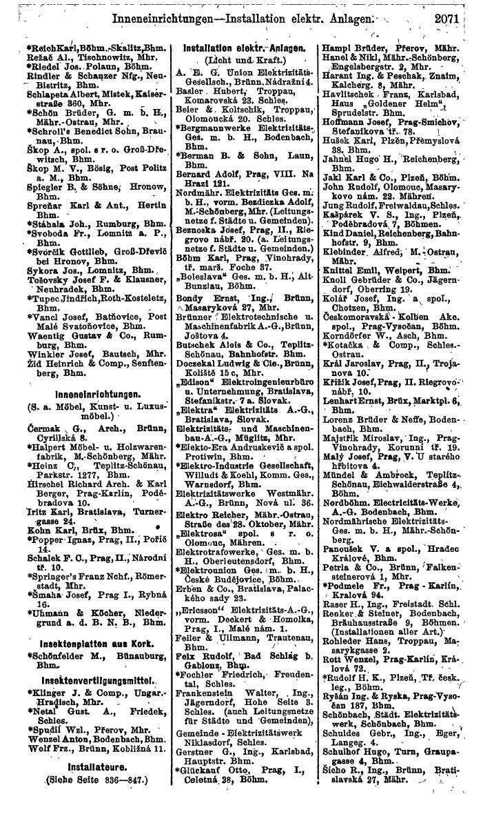 Compass. Finanzielles Jahrbuch 1924, Band V: Tschechoslowakei. - Page 2229