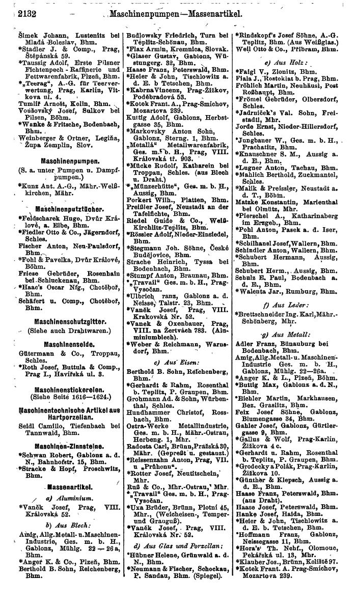 Compass. Finanzielles Jahrbuch 1924, Band V: Tschechoslowakei. - Page 2292