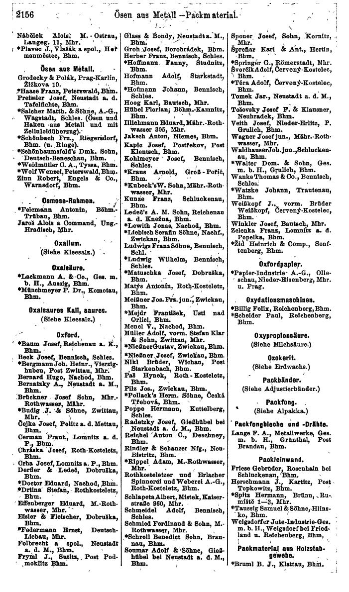 Compass. Finanzielles Jahrbuch 1924, Band V: Tschechoslowakei. - Seite 2316